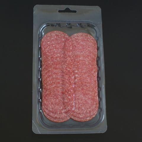 Вакуумная упаковка нарезки Сервелат Skin