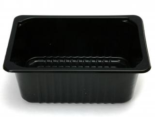 Пластиковый лоток под запайку 210×148×81 мм черный