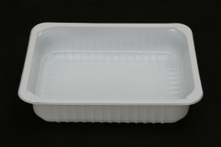 Пластиковый лоток под запайку 227×178×50 мм белый